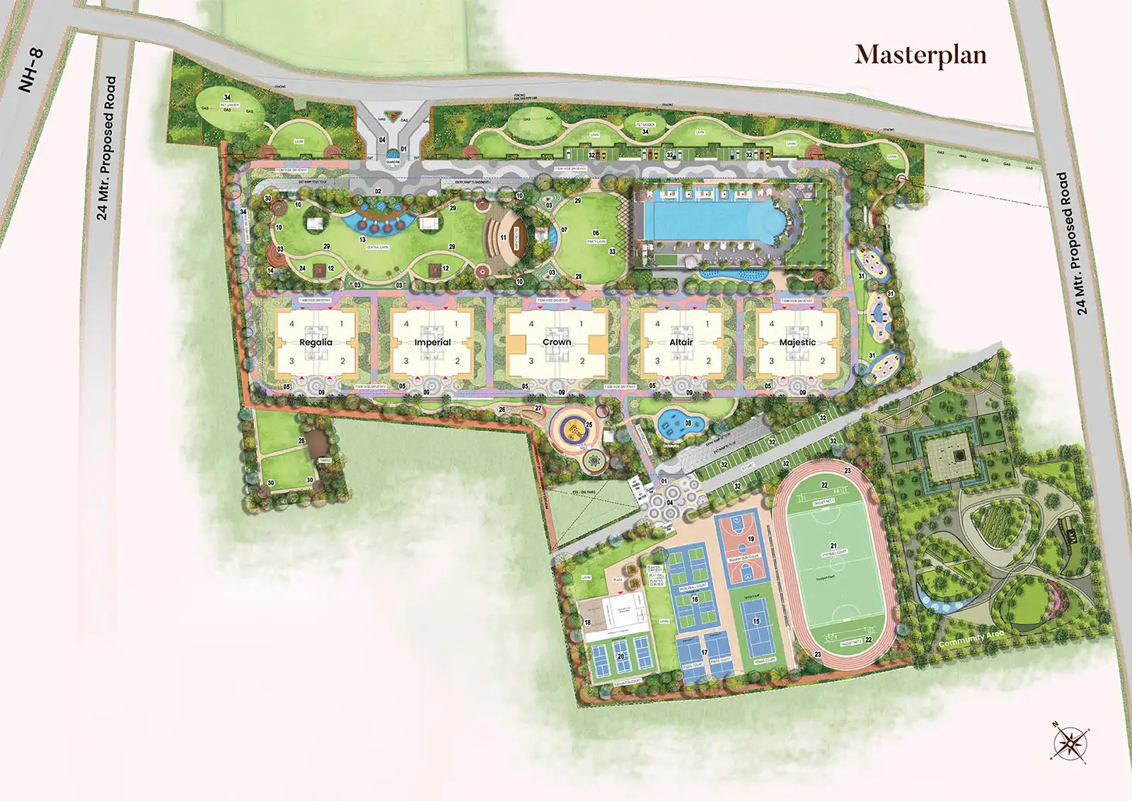 Suncity Monarch Master Plan